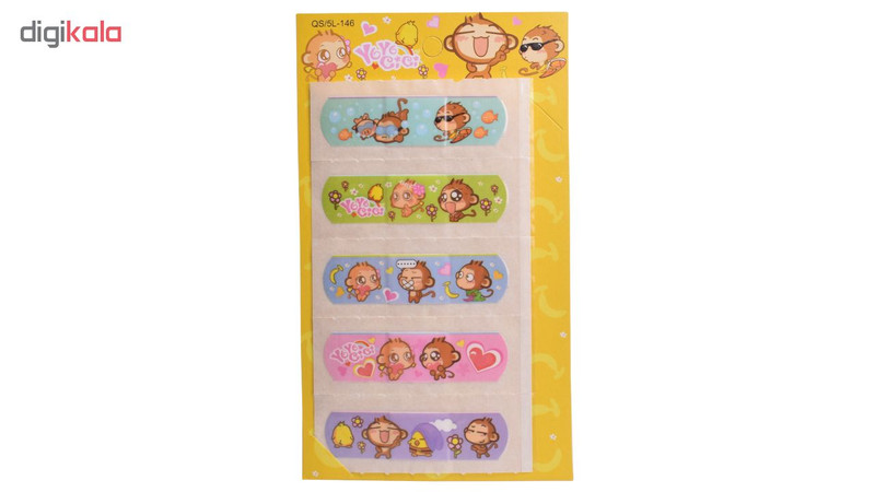 چسب زخم طرح میمون بسته 5 عددی