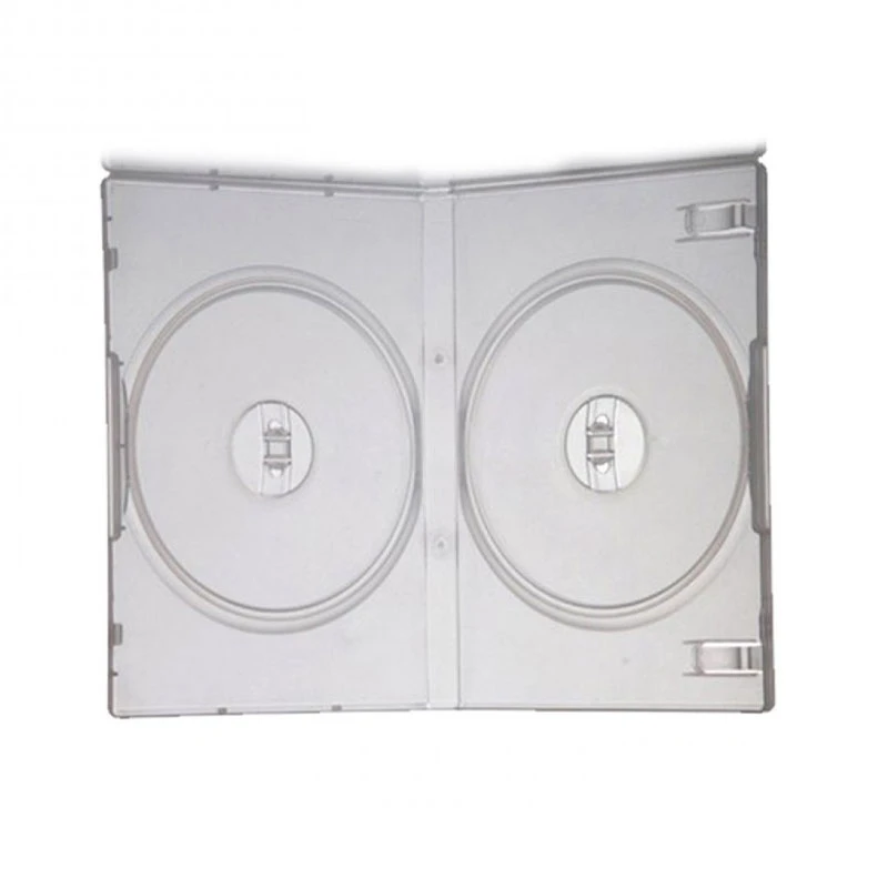 قاب سی دی و دی وی دی شفاف دوبل مدل s1122 بسته 10 عددی