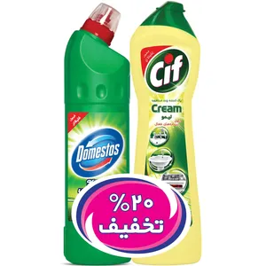 پک تمیز کننده و سفید کننده سطوح بسته دو عددی