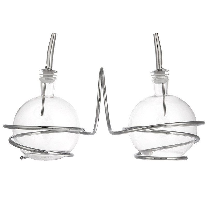 ست ظرف روغن زیتون و سرکه بلک اند بلوم سری  Loop Maison مدل Oil And Vinegar Loop