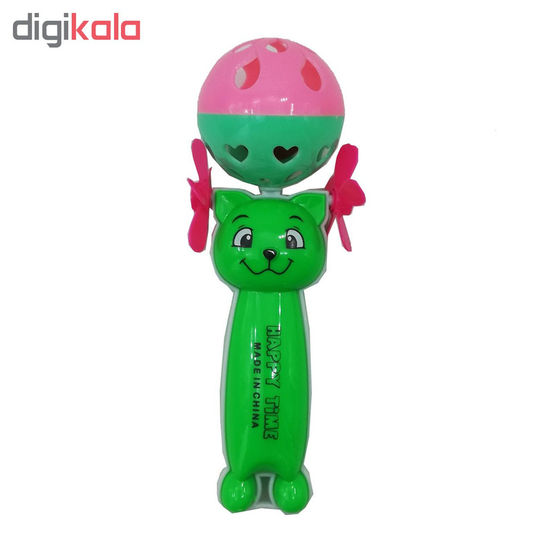 جغجغه کودک طرح گربه مدل cat211
