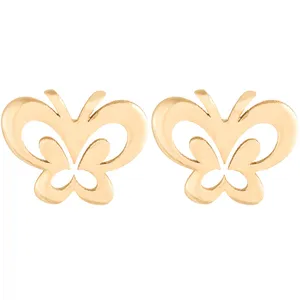 گوشواره طلا 18 عیار رزا مدل EG10