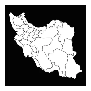 شابلون مدل نقشه ایران کد SP937