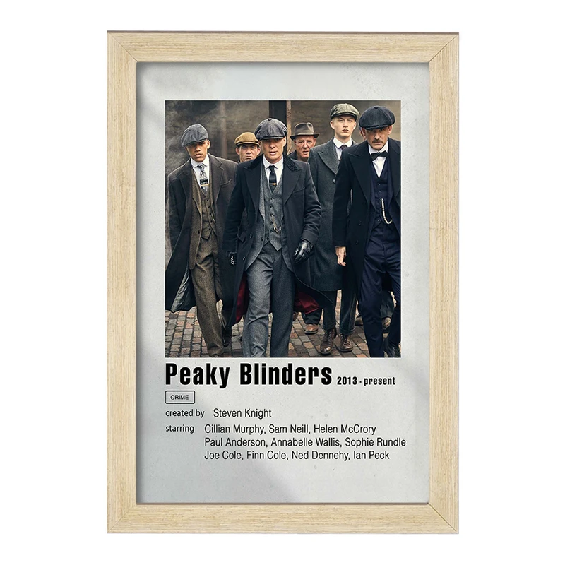تابلو خندالو مدل پیکی بلایندرز (Peaky Blinders) کد F11291