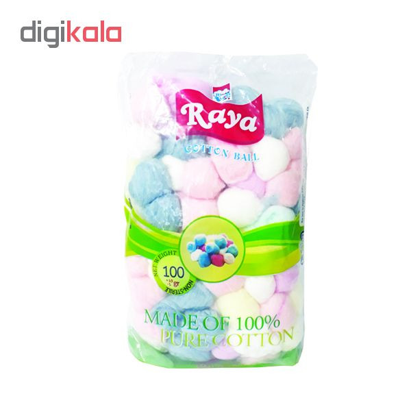 پنبه بهداشتی رایا کد 01 بسته 100 عددی