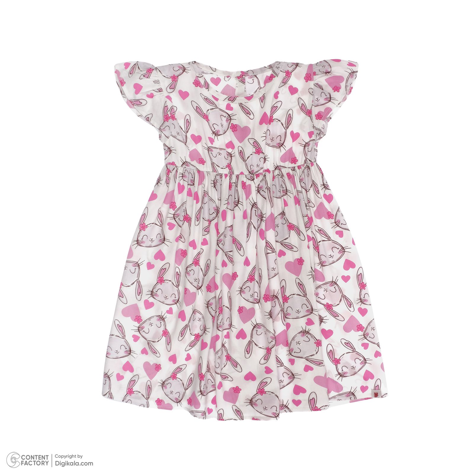 پیراهن دخترانه افراتین مدل گربه و دونات -  - 17