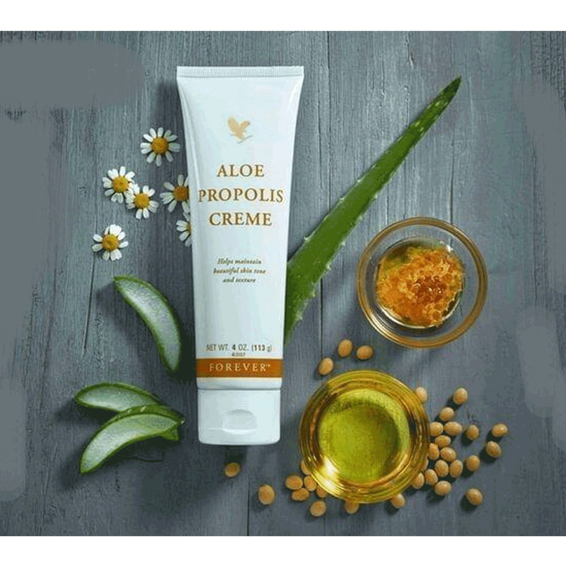 کرم ترمیم کننده فوراور لیوینگ پروداکتس مدل آلوئه پروپولیس حجم 113 میلی لیتر