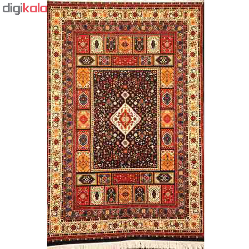 گبه ماشینی طرح مرسانا زمینه مشکی