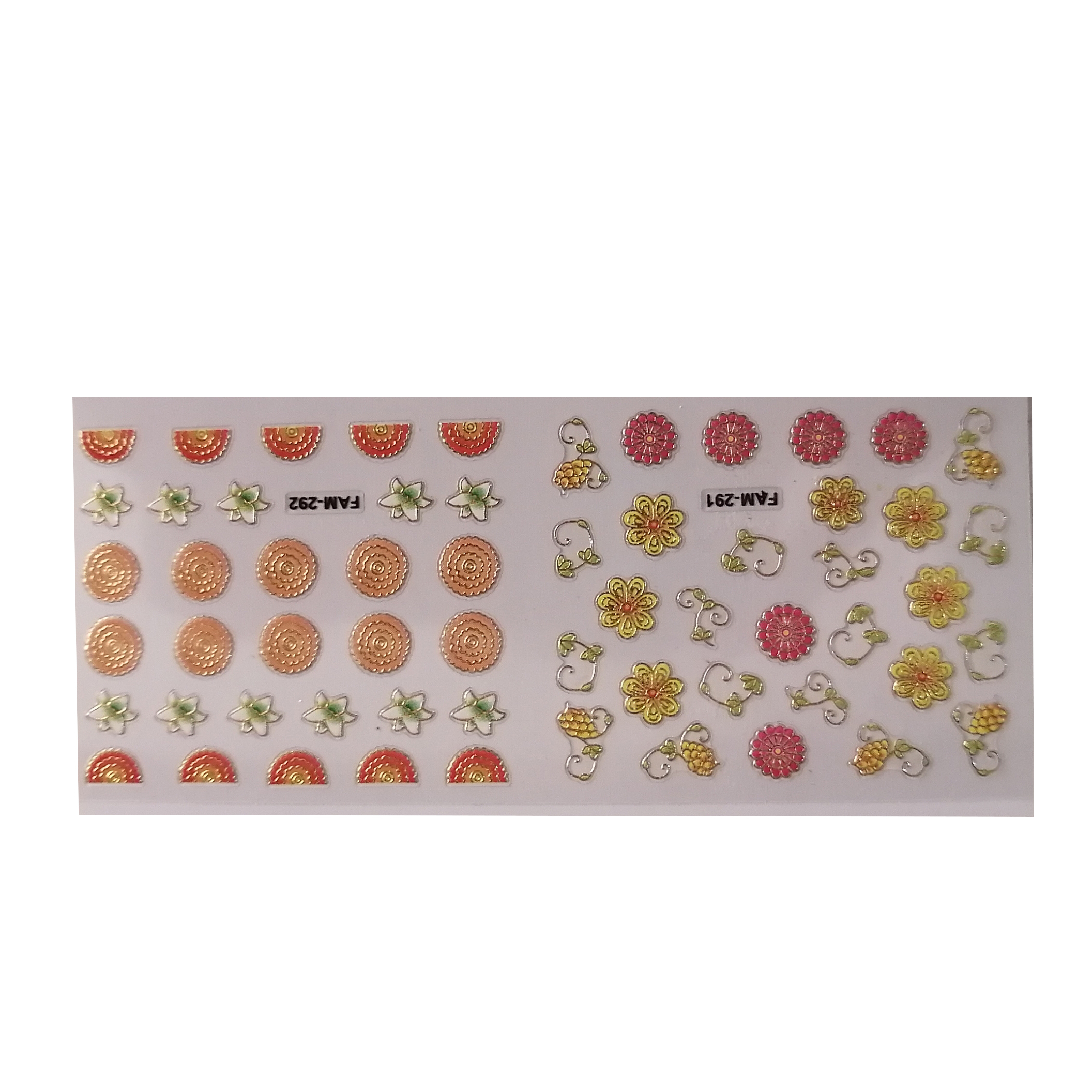 برچسب لنز ناخن مدل 003