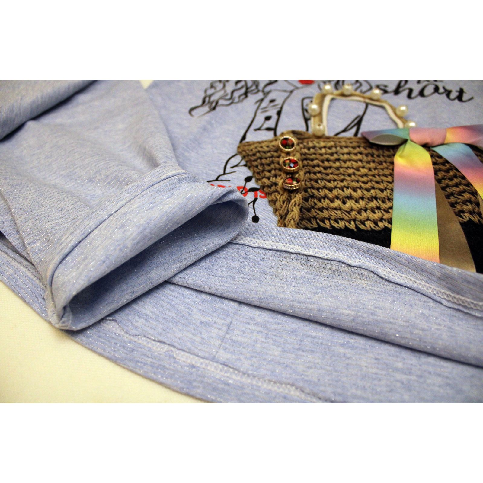 ست تی شرت و شلوارک دخترانه بانالی مدل هیلاری کد 3551 -  - 5