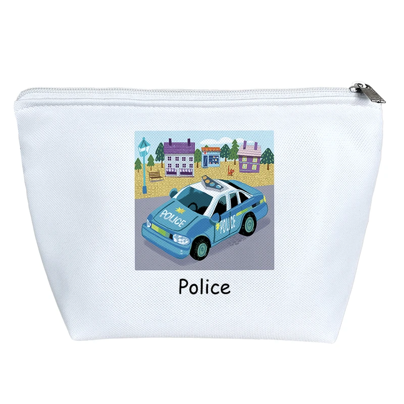 کیف لوازم آرایش دخترانه خندالو مدل ماشین پلیس کد H1256