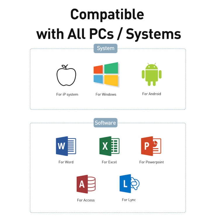 لیزر پوینتر بیسوس مدل Orange Dot PPT WIRLESS PRESENTER