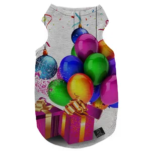 لباس سگ و گربه 27 طرح Christmas Gifts کد MH674 سایز L