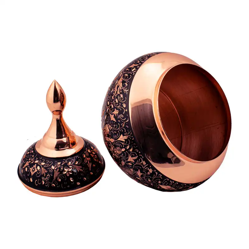 شکلات خوری مسی مدل الماس تراش کد sib-02