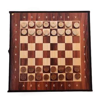 صفحه شطرنج منبت کاری مدل G1 مجموعه 6 عددی 