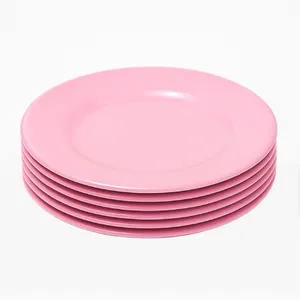 بشقاب میوه خوری مینای یزد مدل ماندگار کد P06 مجموعه 6 عددی