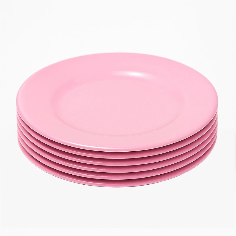 بشقاب میوه خوری مینای یزد مدل ماندگار کد P06 مجموعه 6 عددی