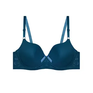 سوتین زنانه مدل اسفنجی طرح گیپور کد 66925s