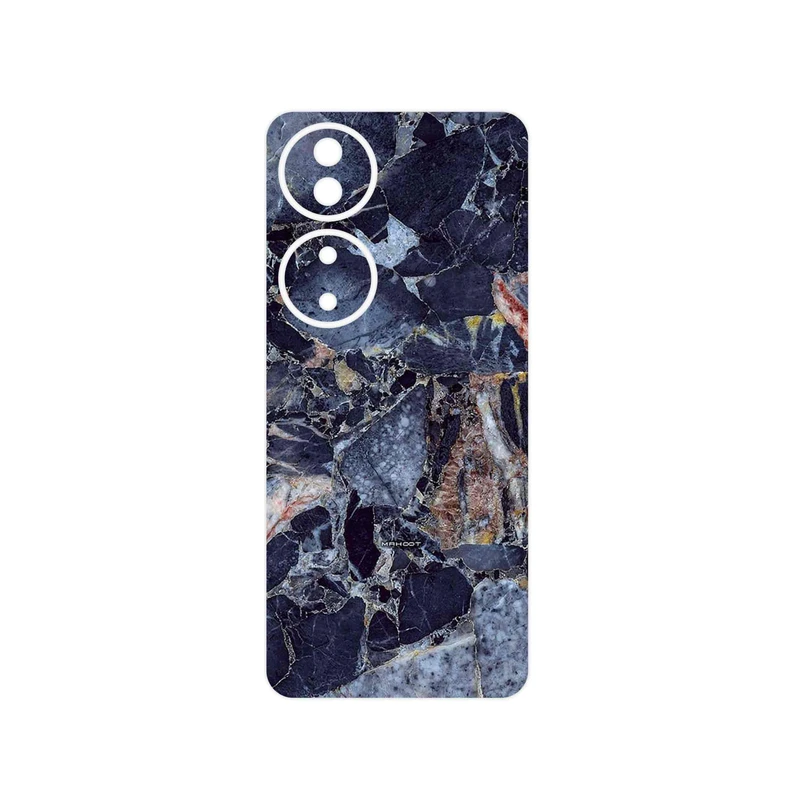 برچسب پوششی ماهوت مدل Broken black marble مناسب برای گوشی موبایل آنر X7b