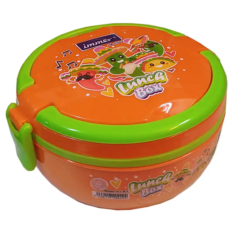 ظرف غذای کودک ایمر طرح ساندویج خورها کد JM5501 مجموعه 4 عددی