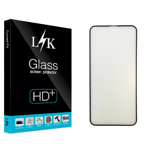 محافظ صفحه نمایش شیشه ای ال کی مدل Hard glass مناسب برای گوشی موبایل اپل Iphone XS Max