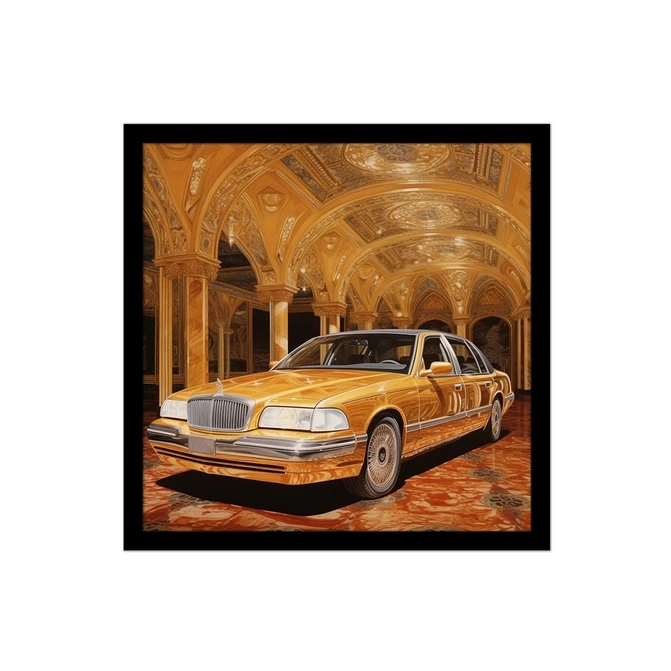 تابلو نوری بکلت طرح ماشین لینکلن مدل B-MID-15697