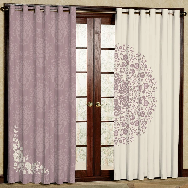 پرده مدل مخمل پانچی کد 6663 سایز 280x140 سانتی متر