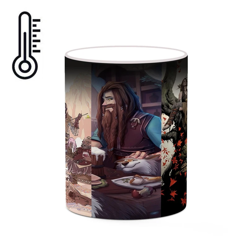 ماگ حرارتی کاکتی طرح گاد آف وار God Of War مدل mgh40593