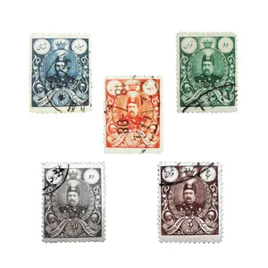 تمبر یادگاری مدل محمد علیشاه کد M-5 بسته 5 عددی