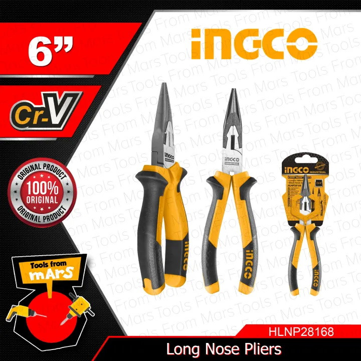 انبر دم باریک اینکو مدل HLNP-28168 سایز 6 اینچ انبر دم باریک اینکو مدل HLNP-28168 سایز 6 اینچ