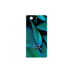MAHOOT Green Feather Cover Sticker for Sony Xperia Z3 Compact