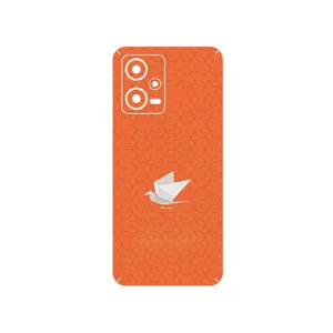 MAHOOT Minimalist origami bird Cover Sticker for Xiaomi Redmi Note 12 5G