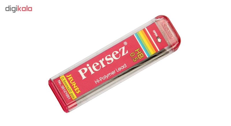 نوک مداد نوکی HB پییرسز کد PZB0121 مدل ژینس قطر 0.5 میلی متر بسته 12 عددی