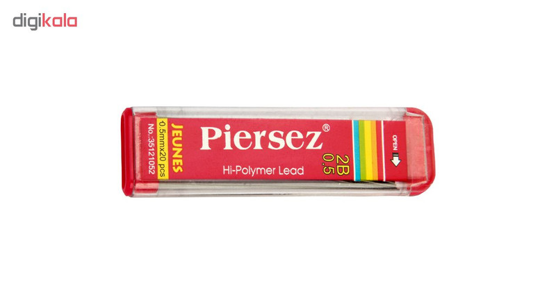 نوک مداد نوکی 2B پییرسز کد PZB0122 مدل ژینس قطر 0.5 میلی متر بسته 12 عددی نوک مداد نوکی 2B پییرسز کد PZB0122 مدل ژینس قطر 0.5 میلی متر بسته 12 عددی