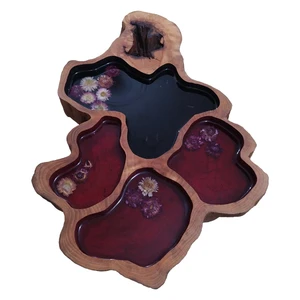 ظرف سرو چوبی مدل p220