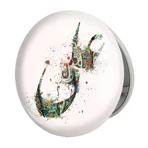 آینه جیبی خندالو طرح عید غدیر مدل تاشو کد 6185 