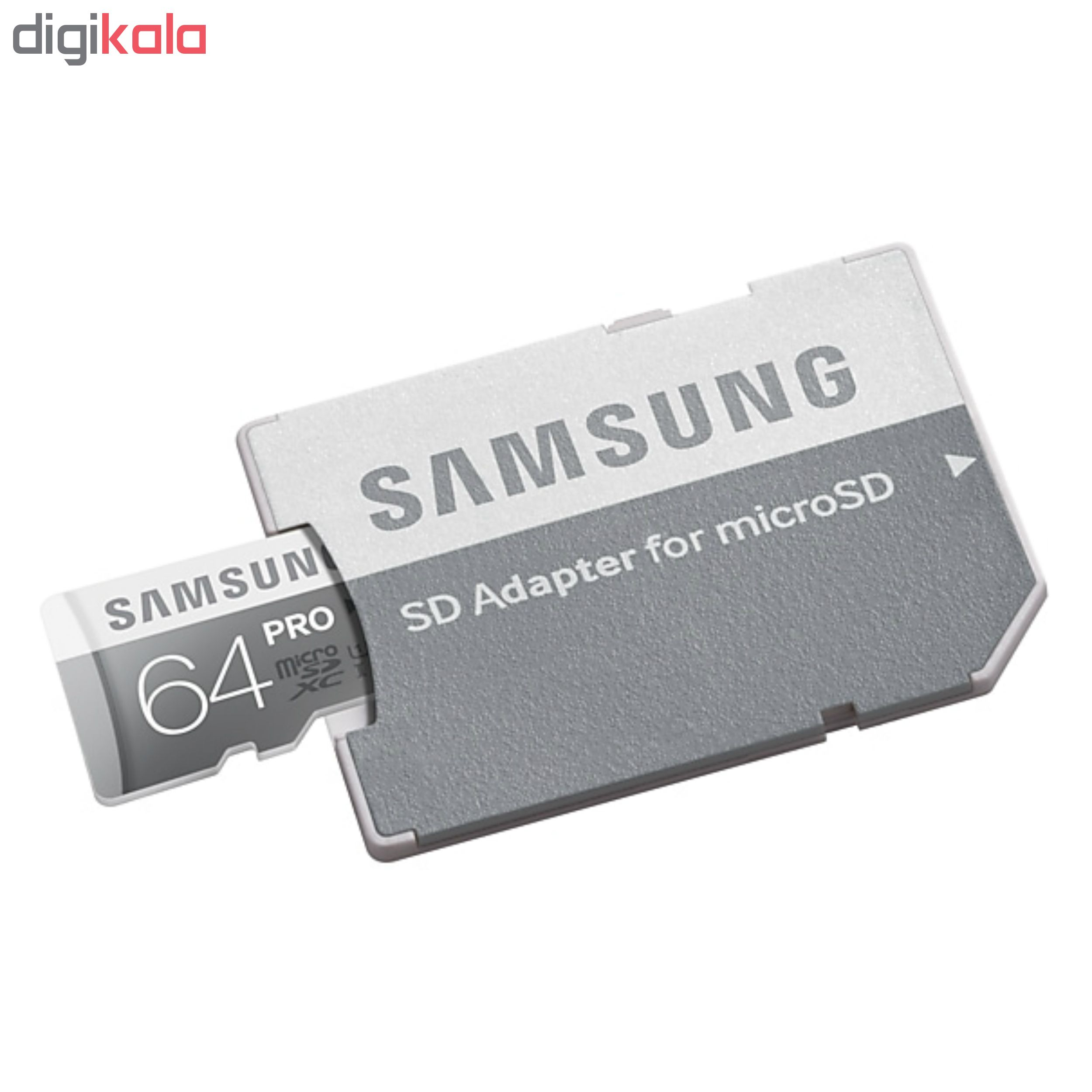 کارت حافظه microSDHC مدل Pro کلاس 10 استاندارد UHS-I U1 سرعت 90MBps ظرفیت 64 گیگابایت به همراه آداپتور SD