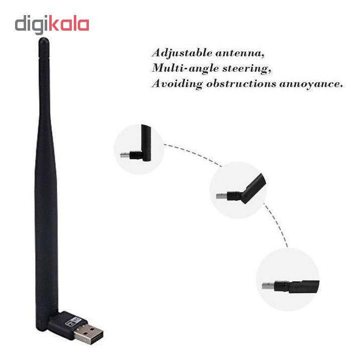 کارت شبکه USB بی سیم پی نت مدل WN-104 3