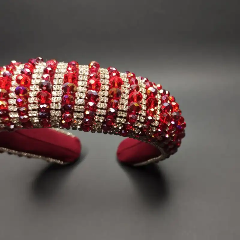 تل مو زنانه مدل مجلسی فاخر جواهر دوزی کد SH404