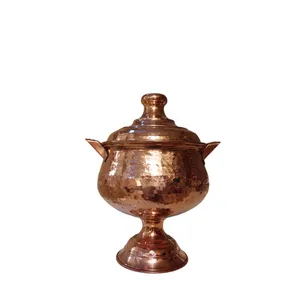 سوپ خوری  مسی مدل پایه دار کد 10
