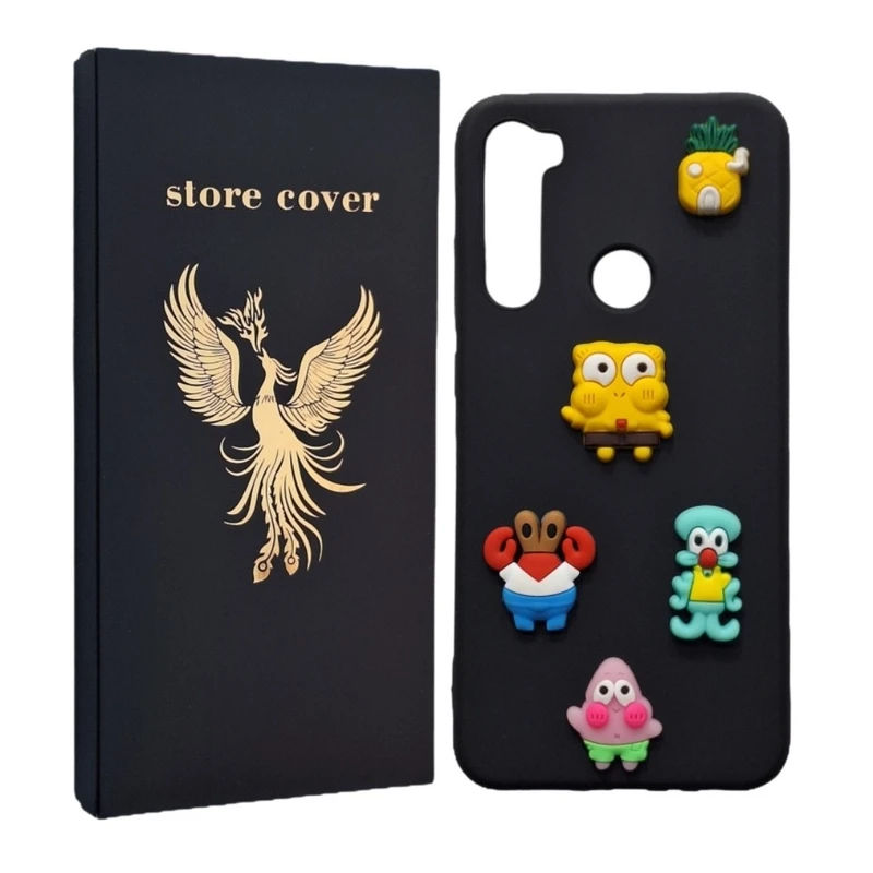  کاور استور کاور طرح باب اسفنجی مدل note8 مناسب برای گوشی موبایل شیائومی Redmi Note 8