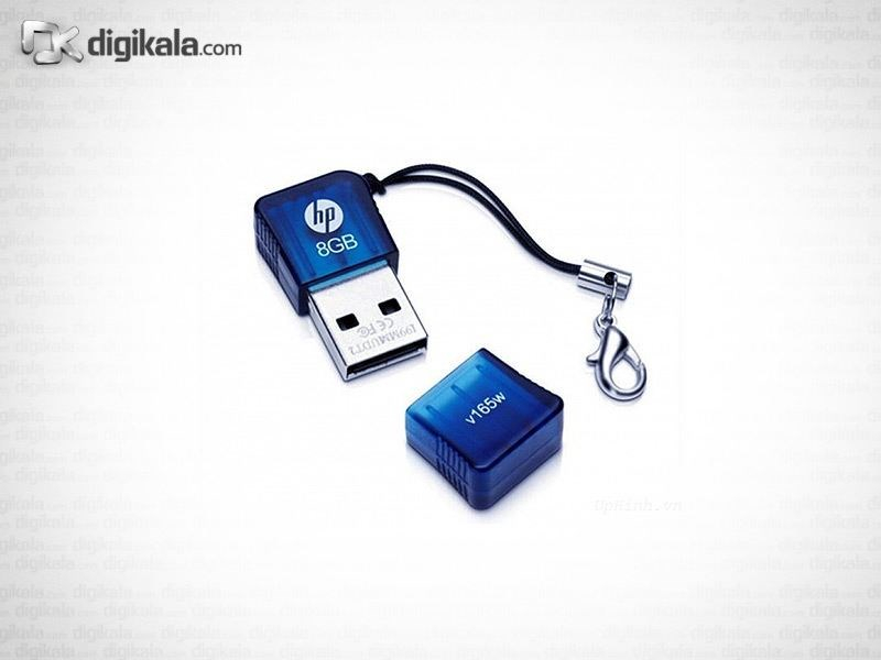 فلش مموری USB 2.0 اچ پی مدل v165w ظرفیت 8 گیگابایت