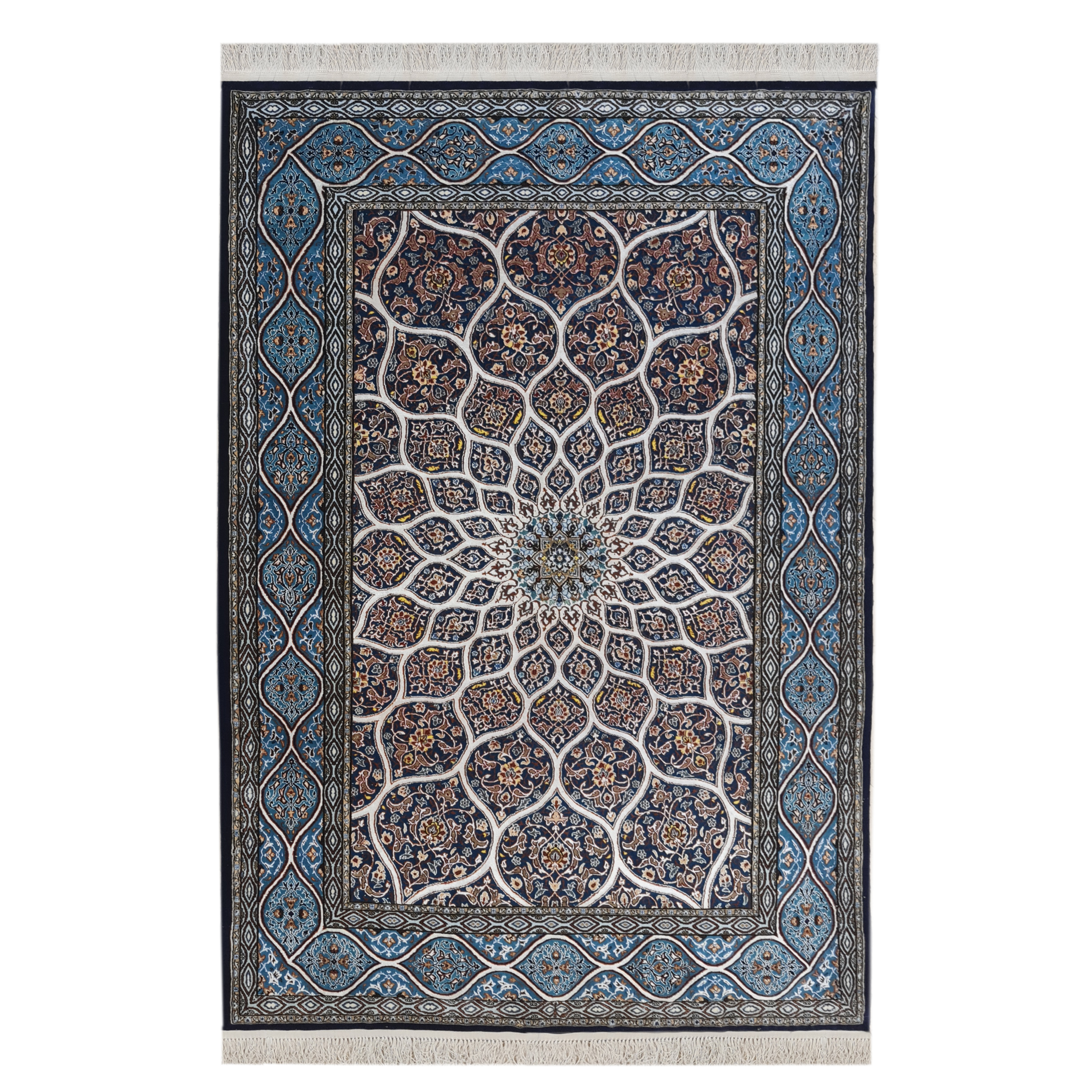 فرس دستبافت دو نیم متری مدل اصفهان کد 1285