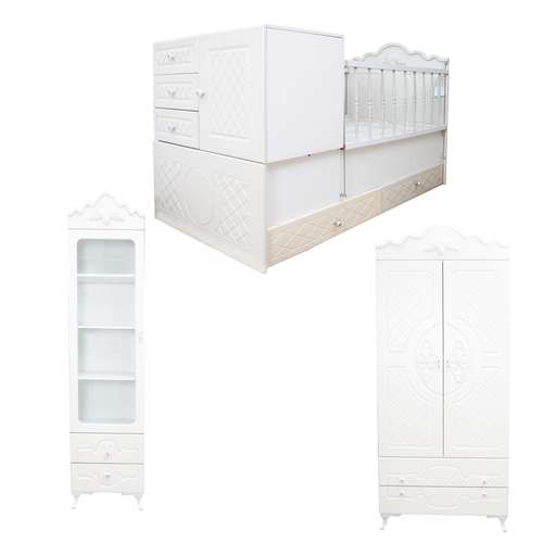 سرویس تخت خواب و کمد کودک مدل B-507