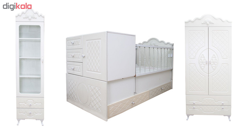 سرویس تخت خواب و کمد کودک مدل B-507