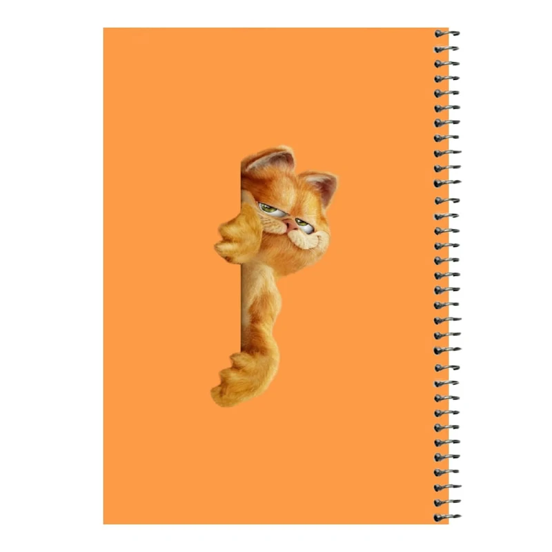 دفتر مشق 80 برگ اس جی مدل گارفیلد کد۱   