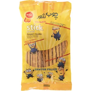 چوب شور مینو با طعم بادام زمینی وزن 50 گرم