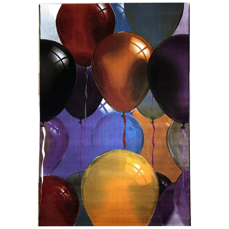 فرش ماشینی کد 9398 زمینه چند رنگ