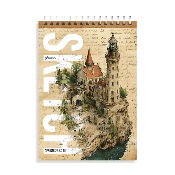 دفتر طراحی 40 برگ مدل دیزاین پالت