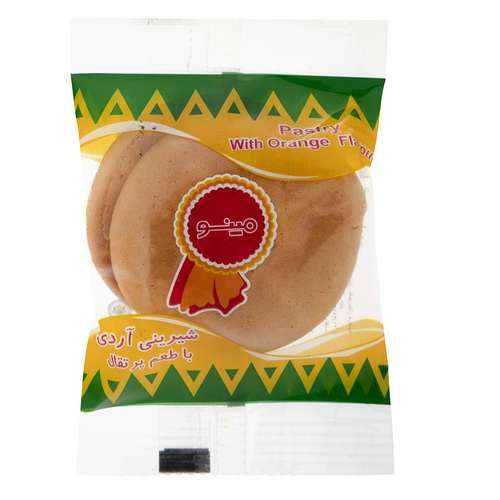 شیرینی آردی با طعم پرتغال مینو- 30 گرم